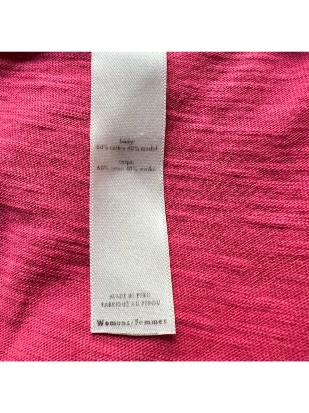 Lucy Size L Hot Pink Sleeveless Surplice V-Neck Pullover Tank Dress - Picture 5 of 13